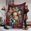 Horror Movie Blanket Character Freddy Michael Jason Fleece