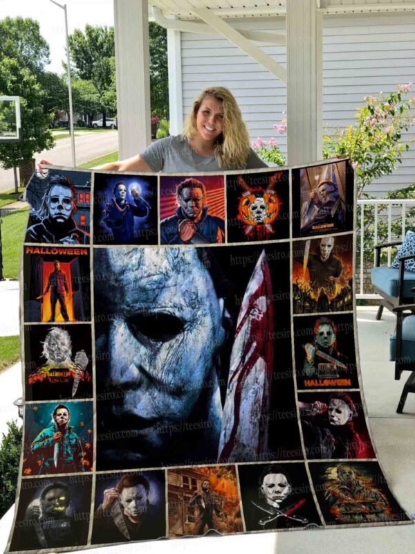 Horror Movie Blanket Michael Myers Halloween Series Quilt