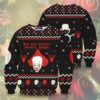 Horror Ugly Sweater He Knows When You Are Sleeping