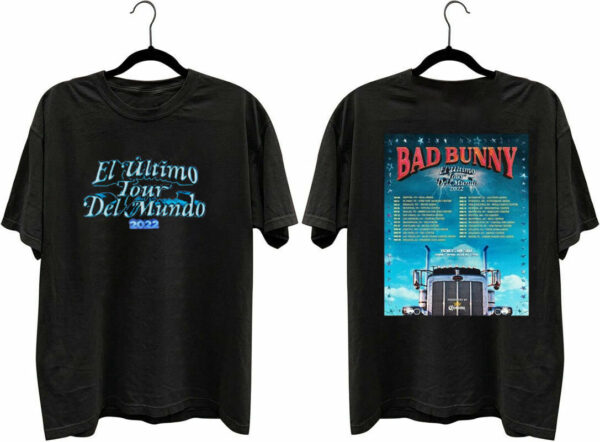 Hot Bad Bunny El Ultimo Tour Del Mundo 2022 Graphic Tee