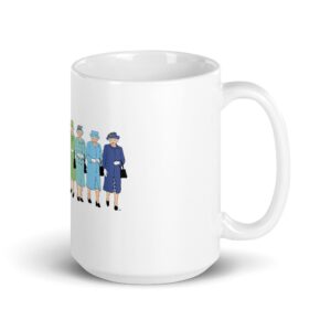 Rainbow Queen Elizabeth Mug