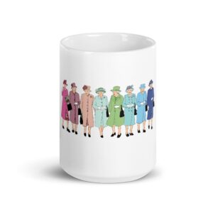 Rainbow Queen Elizabeth Mug