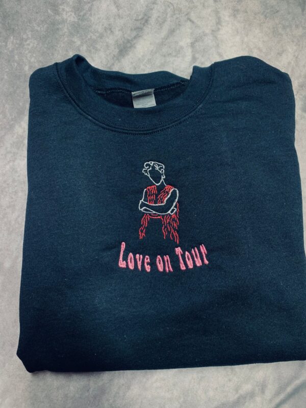 Harry Styles Embroidered Sweatshirt Love On Tour Hoodie