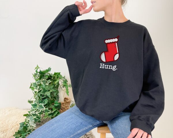 Minimalist Christmas Hung Christmas Stocking Sweatshirt Hoodie Tee