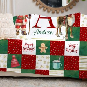 Christmas Santa Baby Blanket Happy Holidays Bedding