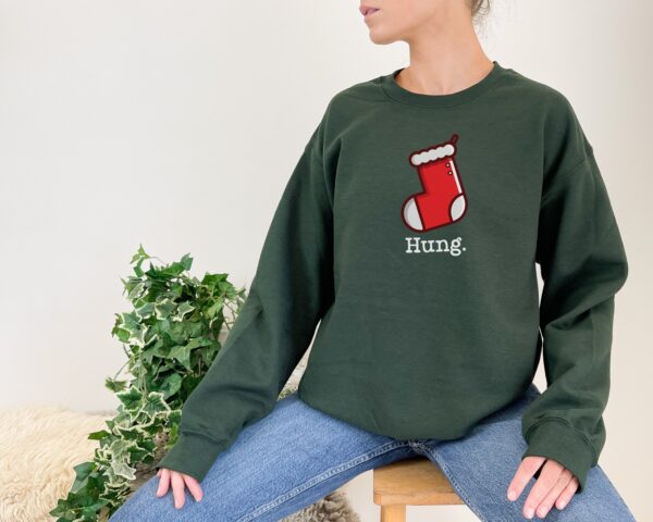 Minimalist Christmas Hung Christmas Stocking Sweatshirt Hoodie Tee