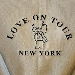 Harry Styles Embroidered Sweatshirt Love on Tour Hoodie Sweatshirt Tee