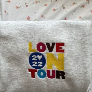 Harry Styles Embroidered Sweatshirt Love on Tour [year] Sweatshirt