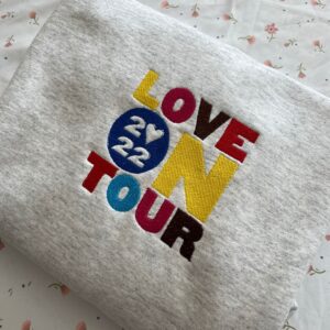 Harry Styles Embroidered Sweatshirt Love on Tour [year] Sweatshirt