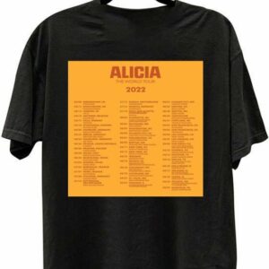 Alicia Keys the World Tour 2022 T Shirt