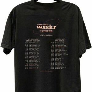 Shawn Mendes Wonder North America Tour 2022 T-Shirt