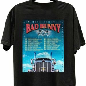 Hot Bad Bunny El Ultimo Tour Del Mundo Tour 2022 Graphic Tee