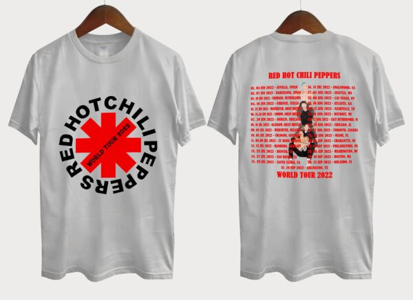 Red Hot Chili Peppers World Tour 2022 T-Shirt