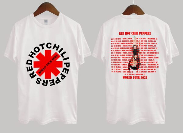 Red Hot Chili Peppers World Tour 2022 T-Shirt