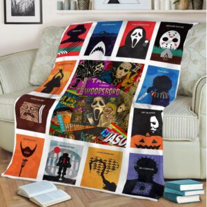 Horror Movie Blanket Favorite Character Scary Movies