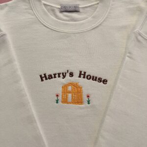 Harry Styles Embroidered Sweatshirt Harry's House Album Gift for Fan