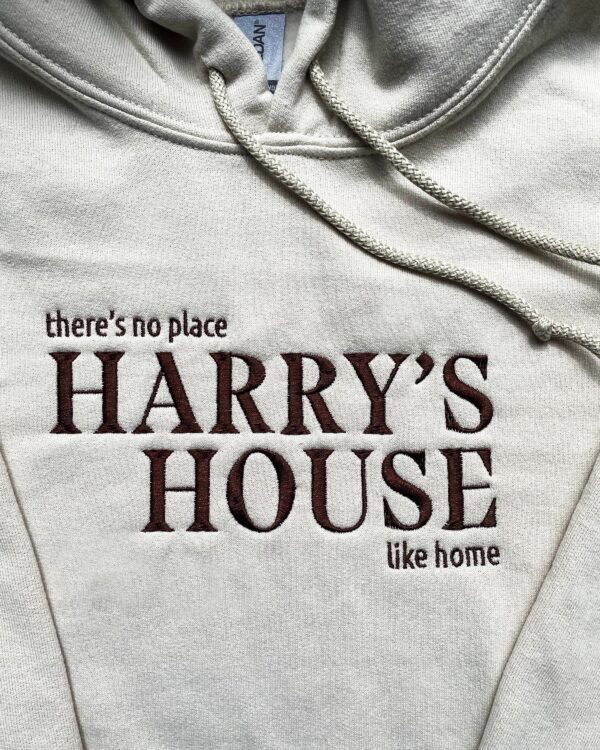 Harry Styles Embroidered Sweatshirt Hoodie Tee There’s No Place Like Home