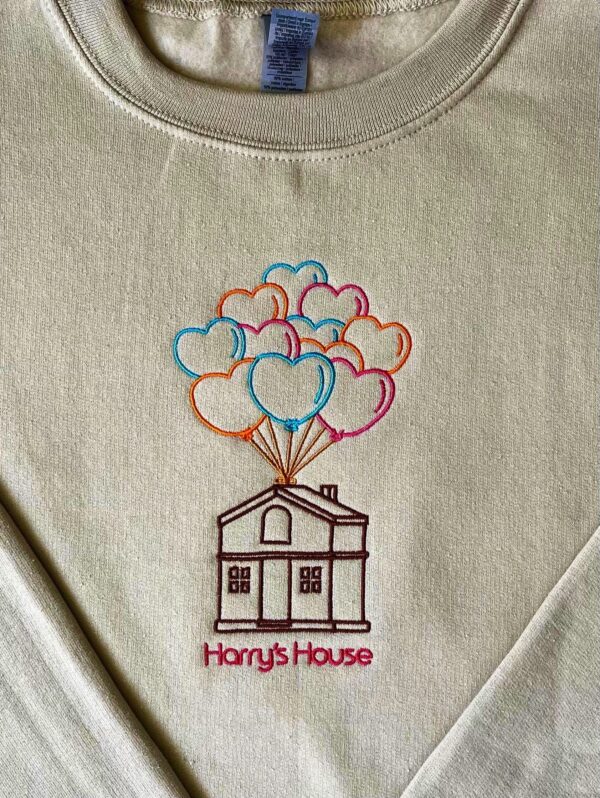 Harry Styles Embroidered Sweatshirt Cute Harry’s House Gift For Fan