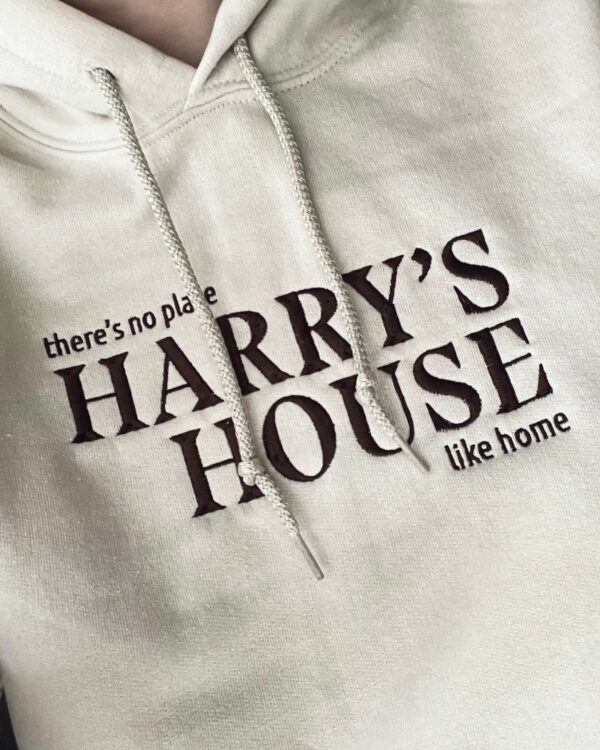 Harry Styles Embroidered Sweatshirt Hoodie Tee There’s No Place Like Home