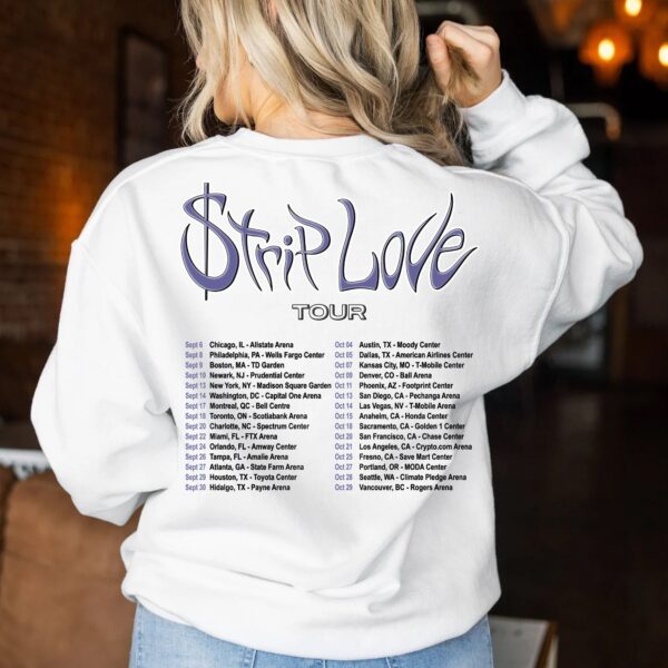 Karol G Shirt Strip Love Tour 2022 T-shirt Sweatshirt Hoodie