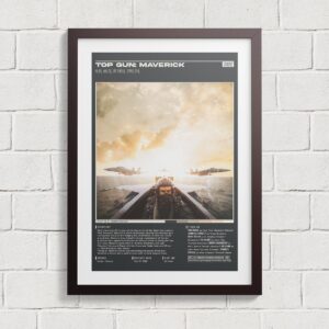 Top Gun Maverick Movie Poster Film Modern Print