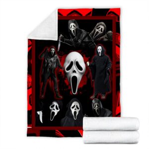 Horror Movie Watching Blanket Gift for Fan Ghostface