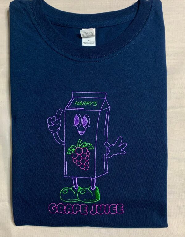 Harry Styles Embroidered Sweatshirt Grapejuice Gift For Fan