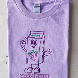 Harry Styles Embroidered Sweatshirt Grapejuice Gift For Fan