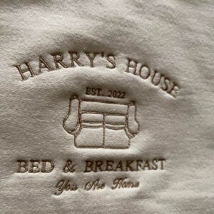 Harry Styles Embroidered Sweatshirt Harry's House Est [year]