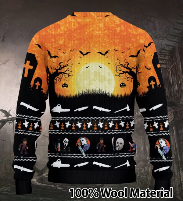 Horror Ugly Sweater Halloween Friends Movie Sweater