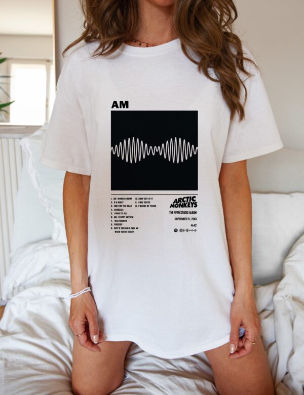 Arctic Monkeys AM Album Cover Printed T-Shirt