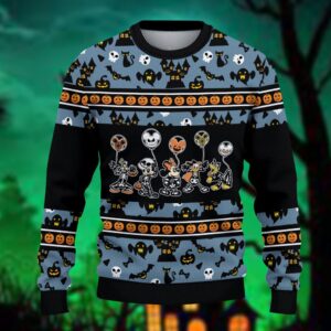 Horror Ugly Sweater Disney Mickey Mouse Celebrate Halloween Christmas