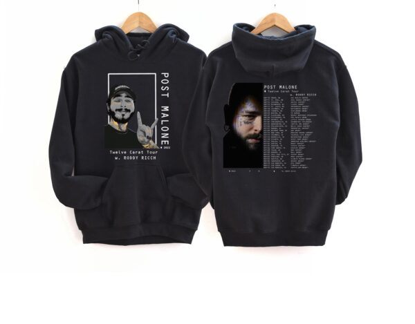 Post Malone Twelve Carat 2022 Tour Shirt Sweatshirt Hoodie