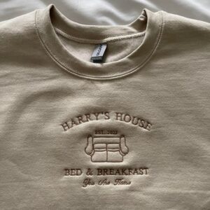 Harry Styles Embroidered Sweatshirt Harry's House Est [year]