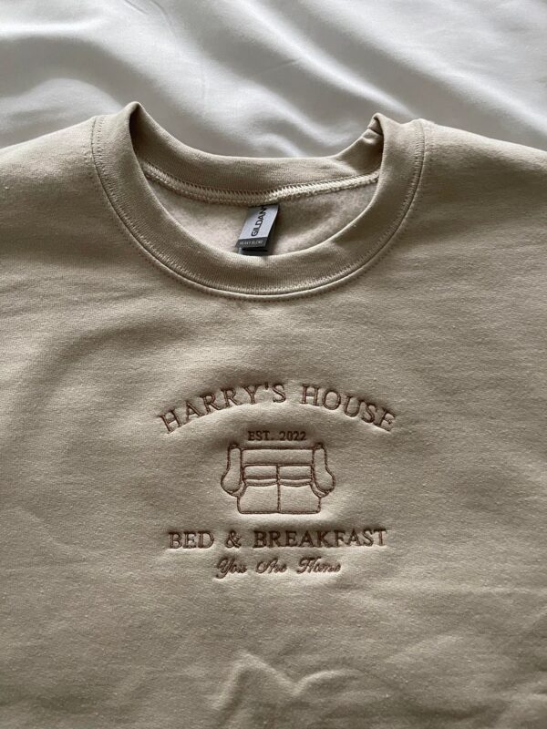 Harry Styles Embroidered Sweatshirt Harry’s House Est 2024