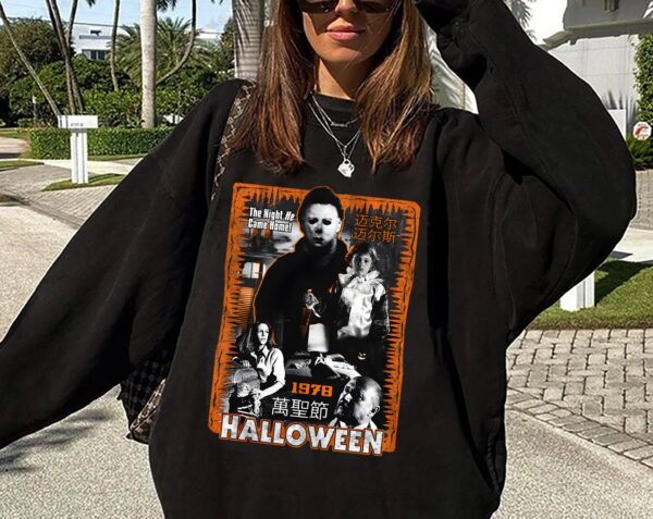 Halloween Michael Myers T-shirt The Night He Come Home 1978 Shirt