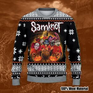 Horror Ugly Sweater Samknot Halloween Trick Or Treat Sweater