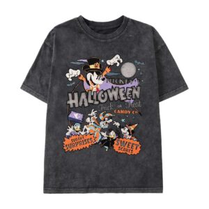 Vintage Disney Halloween Shirt Mickey Trick Or Treat Tee