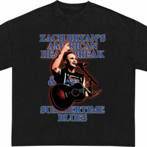 Zach Bryan Shirt American Heartbreak and Summertime 2022 Tour Shirt