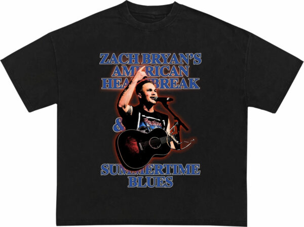 Zach Bryan Shirt American Heartbreak And Summertime 2022 Tour