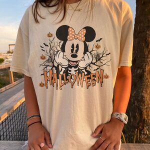 Vintage Disney Halloween Shirt Minnie Mickey