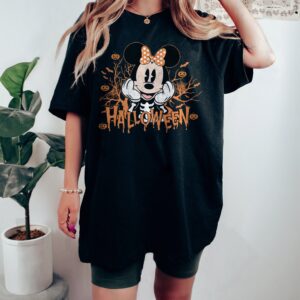 Vintage Disney Halloween Shirt Minnie Mickey Halloween Shirt