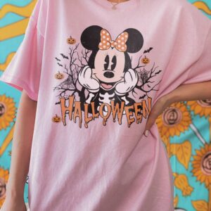 Vintage Disney Halloween Shirt Minnie Mickey Halloween Shirt