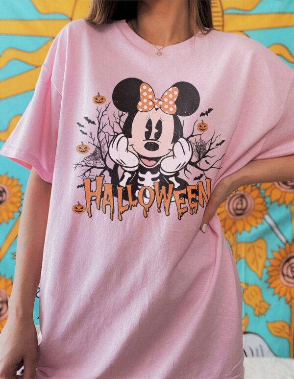 Vintage Disney Halloween Shirt Minnie Mickey