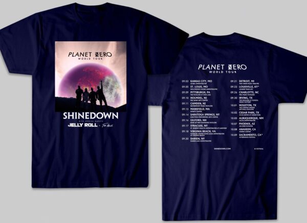 Shinedown Planet Zero World Tour 2022 T-Shirt