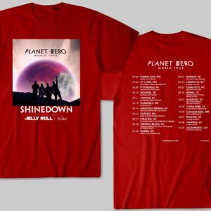 Shinedown Planet Zero World Tour 2022 T-Shirt