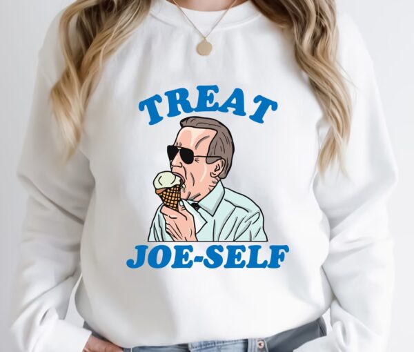 Ice Cream Hoodie Sweatshirt Shirt Treat Joe Biden Eating