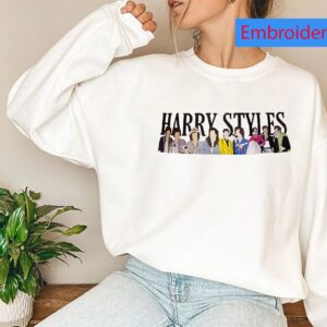 Harry Styles Embroidered Sweatshirt Gift for Harry Styles Lover