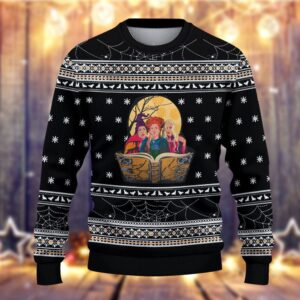 Horror Ugly Sweater Hocus Pocus Movie Gift For Halloween Christmas