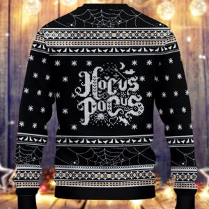 Horror Ugly Sweater Hocus Pocus Movie Gift for Halloween Christmas